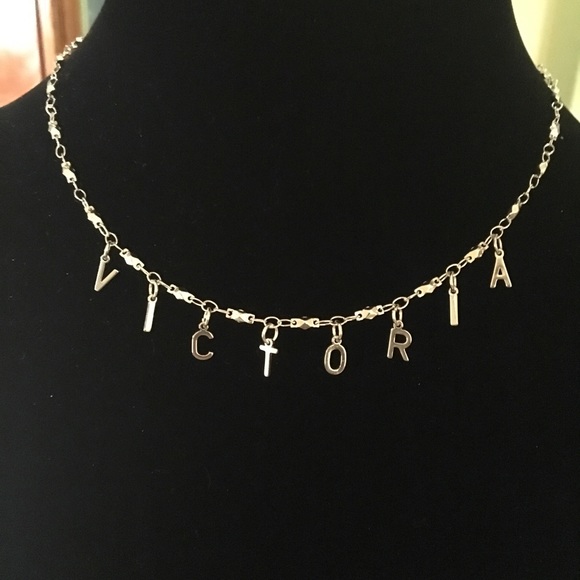 Custom ‘Initial Charm’ Name Necklaces. (GD or SV) - Picture 3 of 3